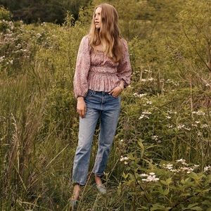 J. Crew tall slouchy boyfriend jean in Simsberry wash